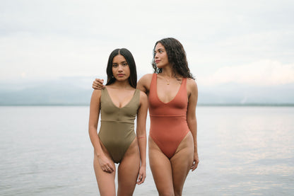 Bodysuit | Olive green Gala swimsuit