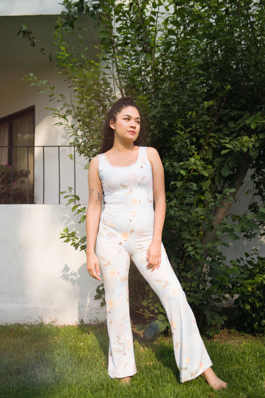 Air print jumpsuit