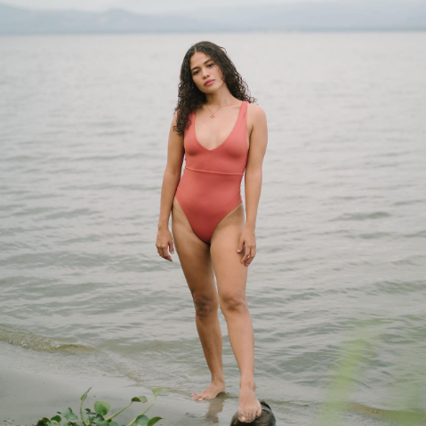 Bodysuit | Gala Terracotta Swimsuit